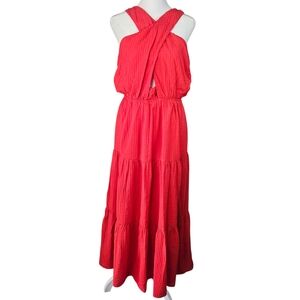 Lilyful‎ Elegant Red Women's Dress Size L